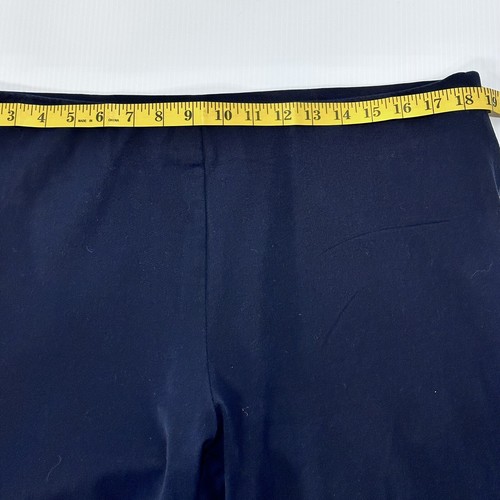 Lauren Ralph Lauren Black Label Pants Womens Size 16 Trousers Navy Side Zip - Picture 9 of 11