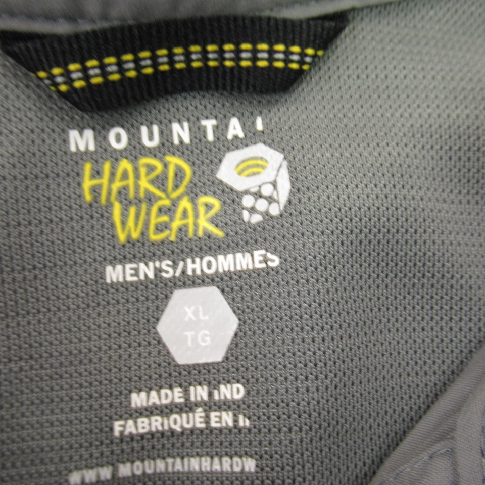 Mountain Hardwear Shirt Mens XL Long Sleeve Button Up Pockets Gray - Image 3 of 4