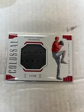 Patrick Corbin 2019 Panini National Treasures Jersey #CM-PC #37/66 NrMt