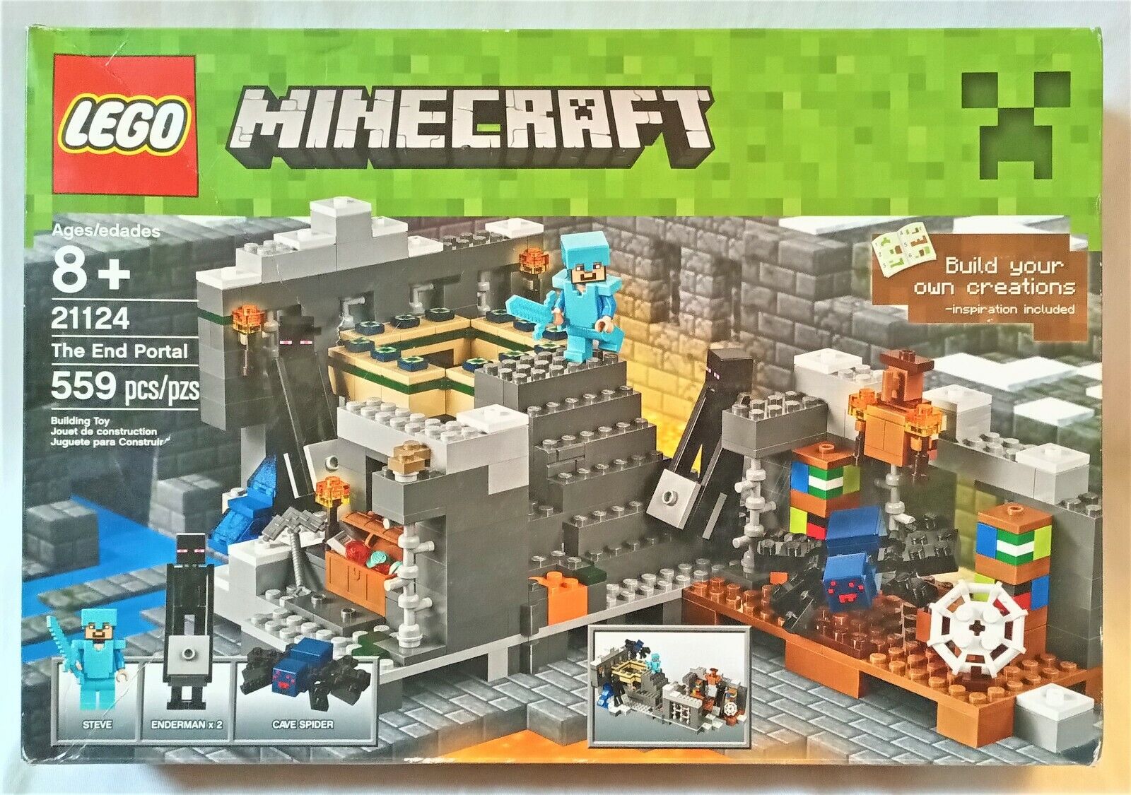 LEGO Minecraft 21124 THE END PORTAL, New Factory Sealed, See Pics/Description!