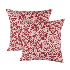 Cotton Linen Floral Printed Pillowcase Square Decorative Throw Pillow Cover