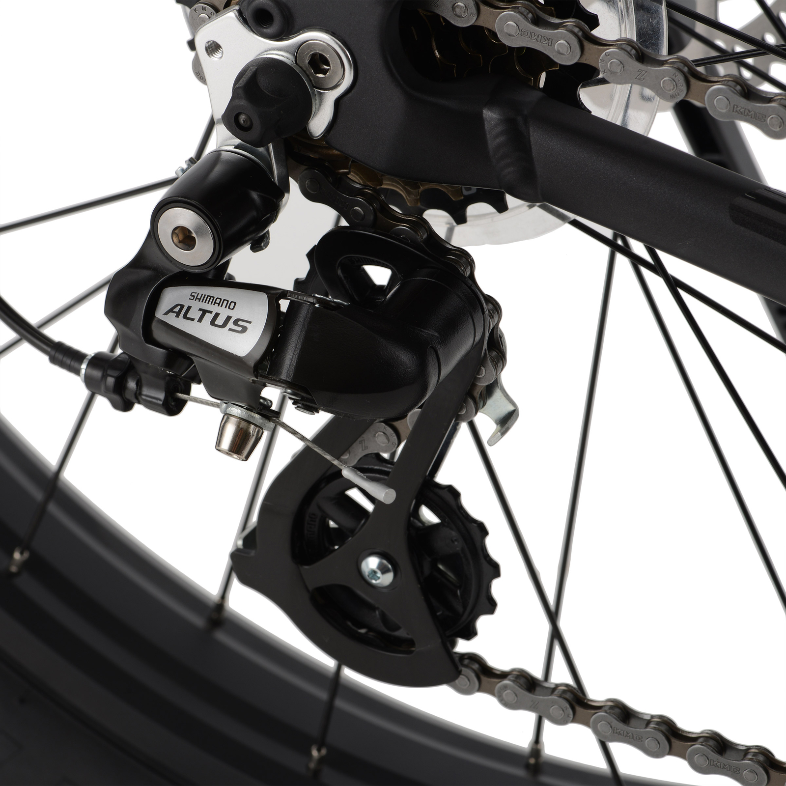 Northrock 26" Fat Tire Mountain Bike Aluminum Alloy Frame, Black, XC00