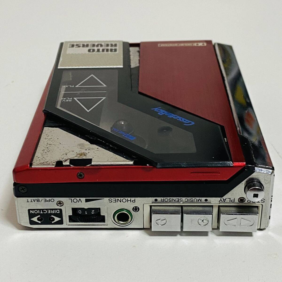 AIWA Cassette Boy HS-P7 Red Stereo Auto Reverse Junk Retro AIWA Cassette Boy HS-P7 Red Stereo Auto Reverse Junk Retro