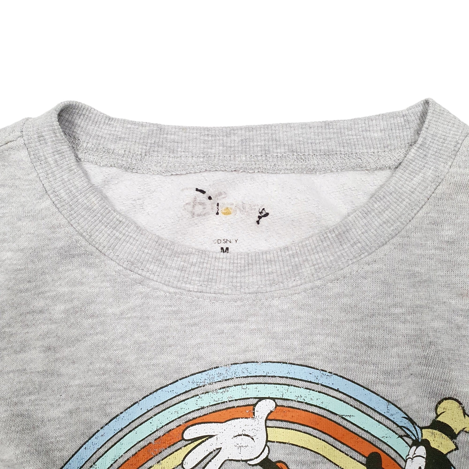 DISNEY Crewneck Mickey Mouse Minnie Pluto Goofy Donald Jumper Sweatshirt M image 2