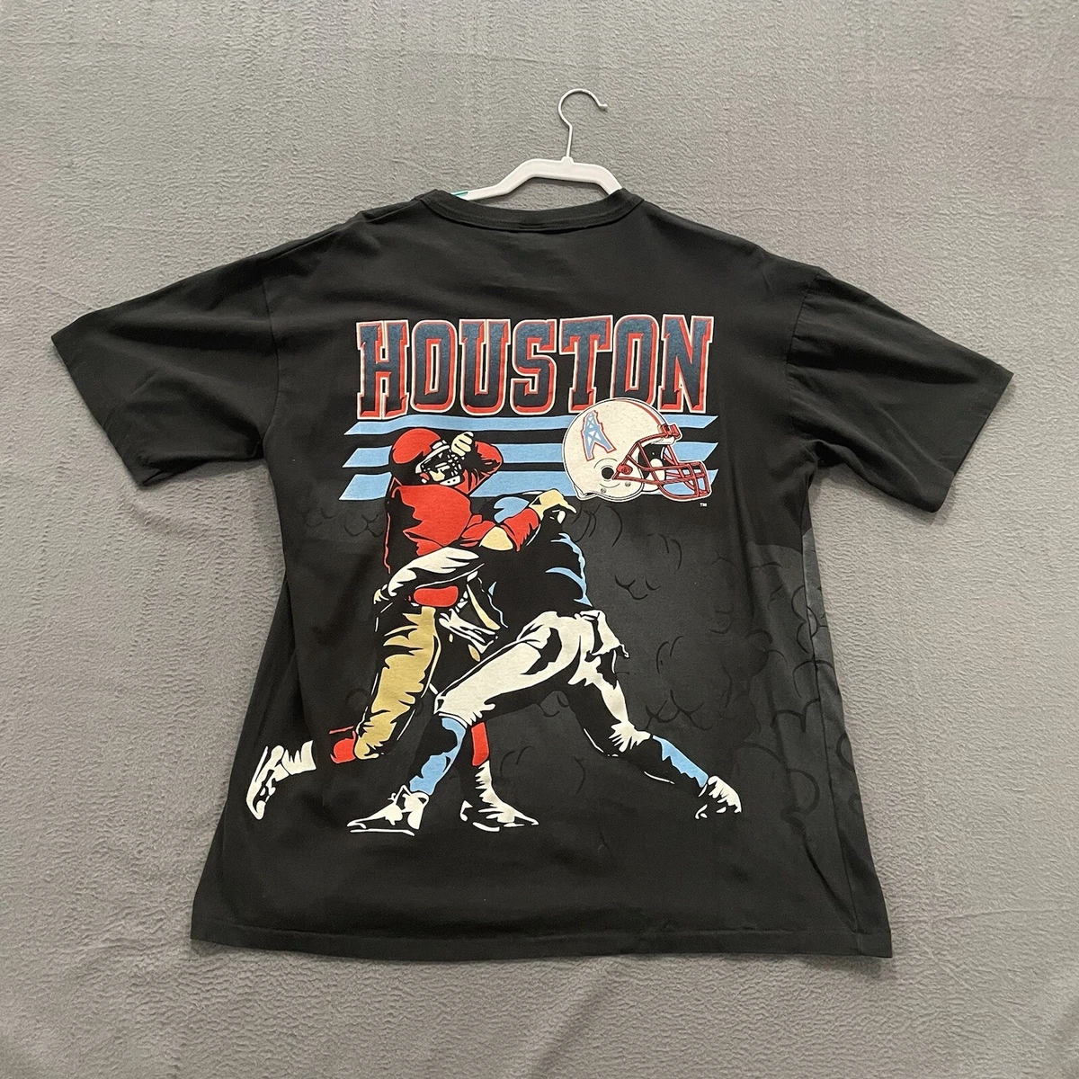 Vintage 1993 Black Houston Oilers T-Shirt Funny Black Vintage Gift Men  Women Tee