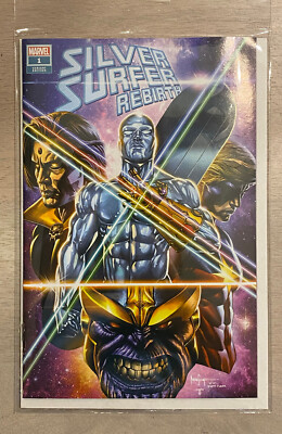 Silver Surfer Rebirth #1 Marvel Comics 2022. Mico Suayan Trade Dress Variant