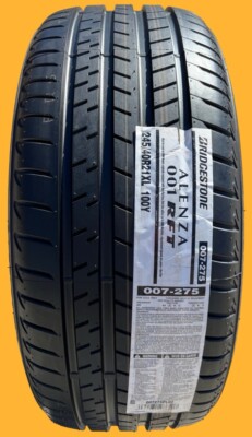 ONE BRAND NEW 245/40R21 100Y Bridgestone Alenza 001 Run Flat RFT RSC BMW Tire