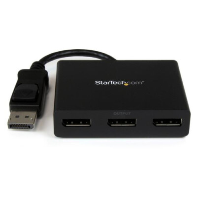 StarTech.com 3 Port Multi Monitor Adapter - DisplayPort 1.2 MST Hub auf Dual