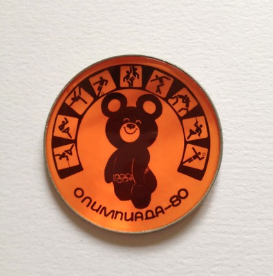 Épinglette Moscou 1980 – Mischka L'ours Marin, Mascotte Olympique