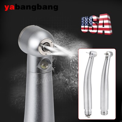 USA Dental Fiber Optic LED E-generator High Speed Handpiece 2/4 Holes NSK Style