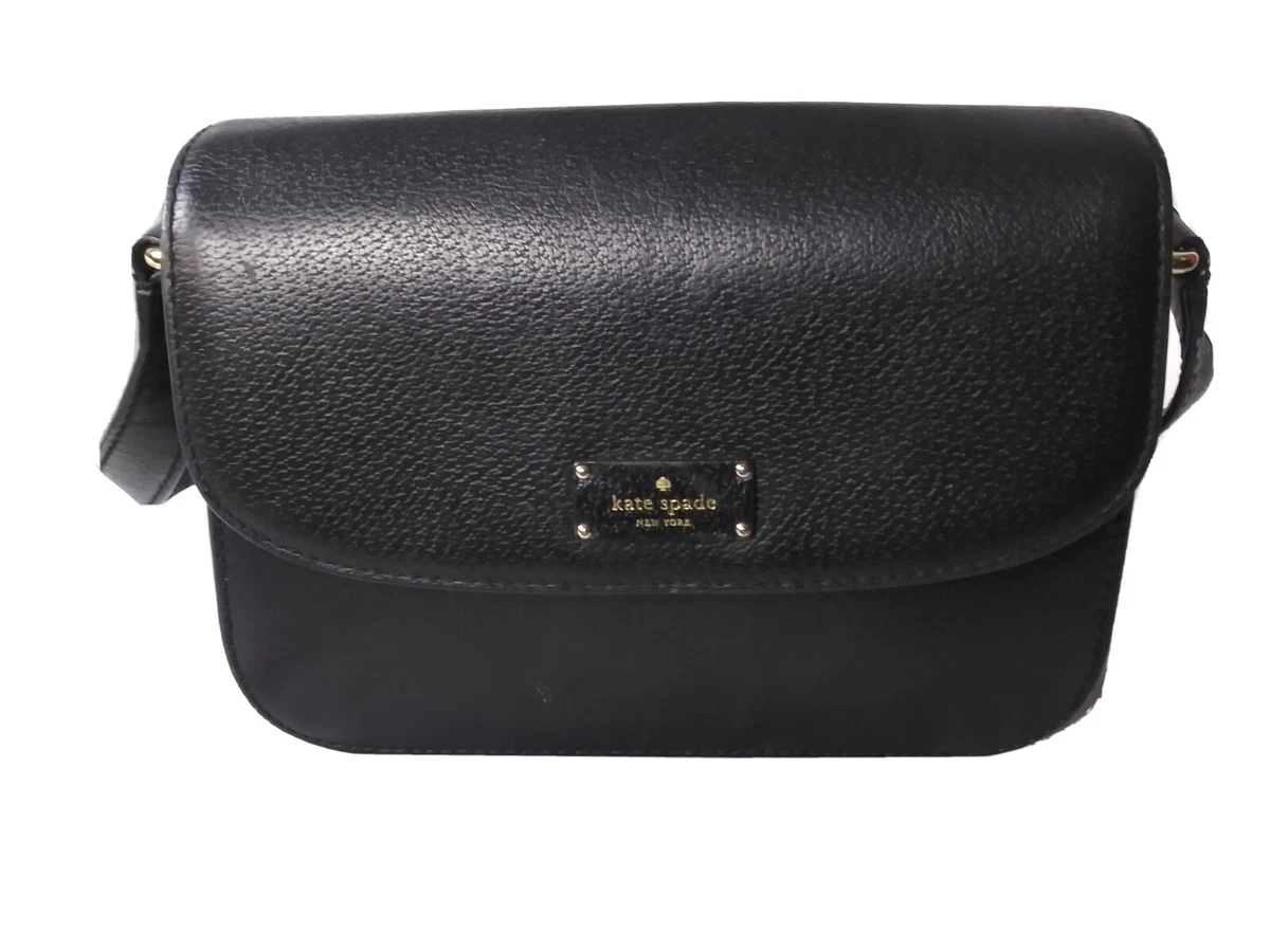 Kate Spade Adelaide Grove Street. Crossbody handBag Black Leather