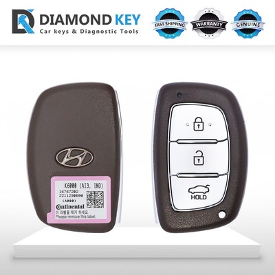 GENUINE 2019 - 2020 HYUNDAI I10 I20 SMART KEY - 3BUTTONS - 433MHZ - 95440-K6000