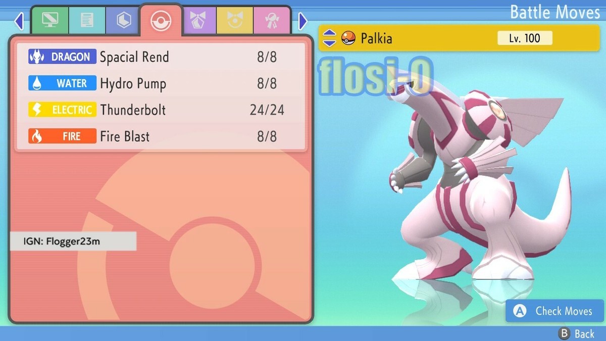 6IV Shiny Palkia Brilliant Diamond and Shining Pearl