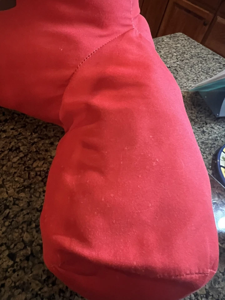 Almohada trasera de apoyo roja rara Angry Birds para sentarse en la cama leer TV juegos Foto 3 de 4
