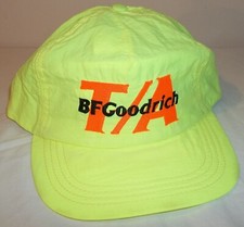 Vtg Unworn NEON YELLOW BF GOODRICH TA CHEVY PERFORMANCE TEAM SNAPBACK HAT