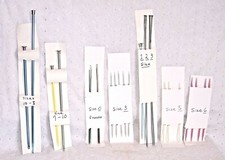 KNITTING NEEDLES CROCHET HOOK: SIZE: 1,2 3,5,6,7,10 SUSAN BATES: YOU CHOOSE SIZE