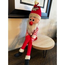 Vintage Santa Claus Shelf Sitter with Jingle Body; hard to find 
