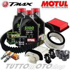 Tagliando YAMAHA T-MAX 500 2008-2012 / Motul Candele Filtri + Kit Trasmissione