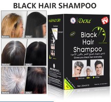 Instant Black Hair Shampoo DEXE 5 minutes Instant Dye Permanent Hair Colour US
