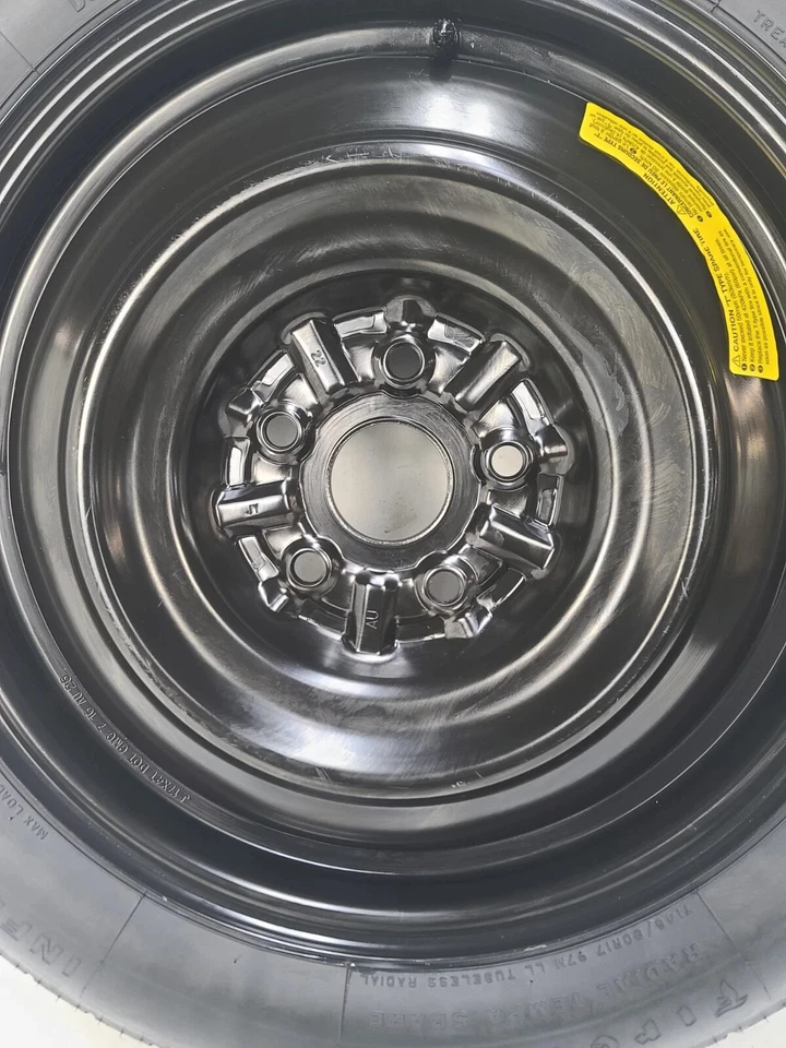 Spare Tire W/Jack Kit 17'' Fits 2019-2024 Subaru Forester Compact Donut Foto 3 de 4