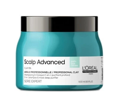 L'Oreal Professionnel Scalp Anti-Oiliness 2-in-1 Shampoo & Mask 500ml