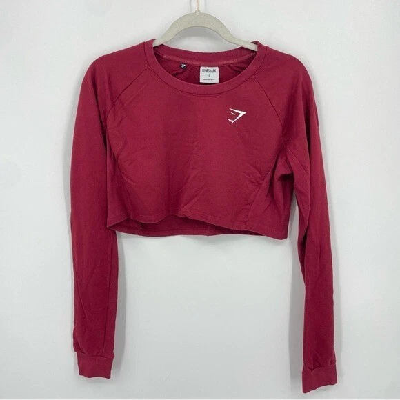 gymshark cropped long sleeve shirt