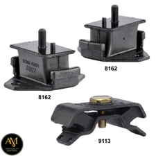 Engine Motor & MANUAL Trans. Mounts 3 PCS Set for Toyota Pickup, 4Runner L4 2.4L