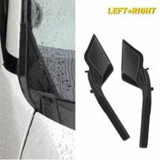 Pair Front Windshield Wiper Side Cowl Extension Cover Trim For 20-22 Toyota RAV4