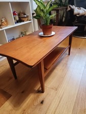Richard Hornby for Fyne Ladye - Solid Afromosia Coffee Table - Refinished MCM