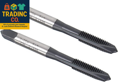 M6 X 1.0 Spiral Point Threading Tap, H2 Tolerance High Speed Steel TICN Coated,