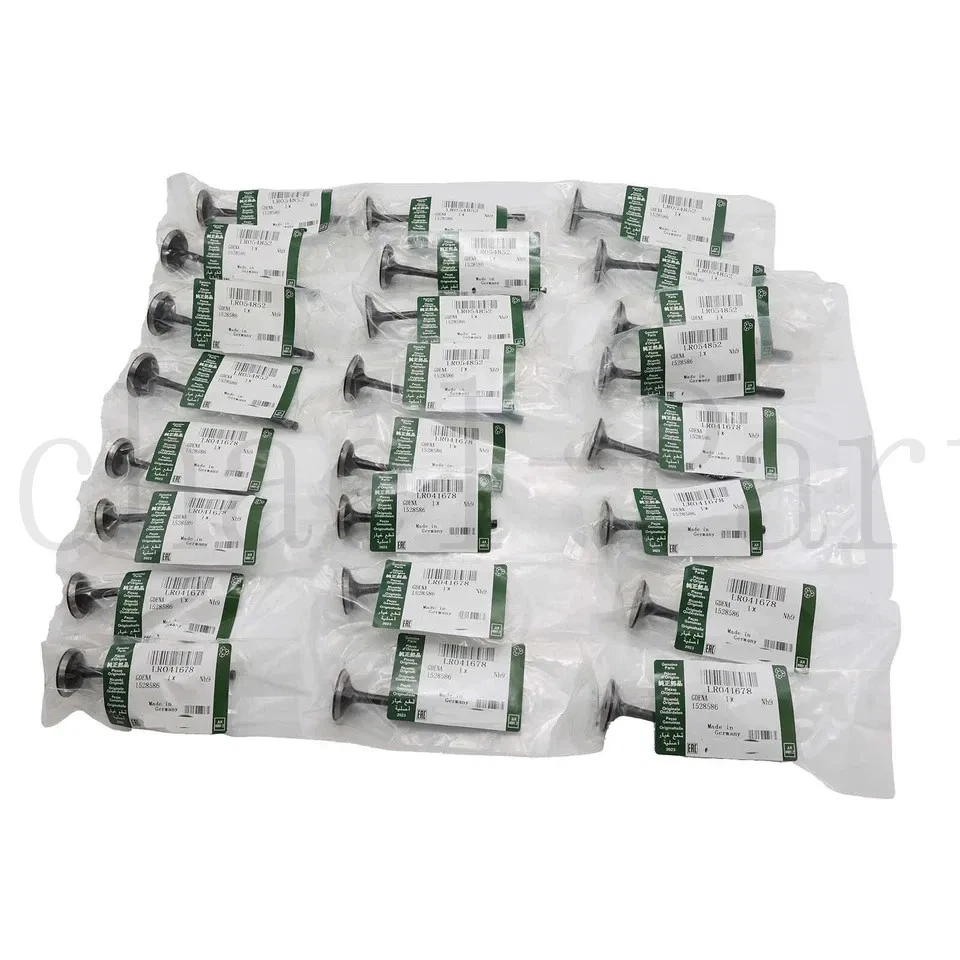 OEM 24 Pcs New Engine INTAKE EXHAUST VALVE For Jaguar Land Rover 3.0L V6 SC US Foto 3 de 4