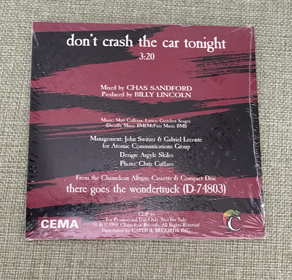 Mary's Danish       ** NEW / SEALED PROMO CD**     Don't Crash the Car Tonight Foto 2 de 2