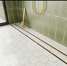 Neodrain 36-Inch Linear Shower Drain with Tile Insert Grate