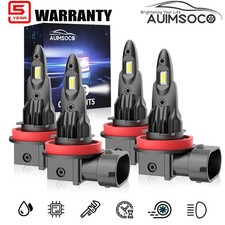 H9 + H11 LED Headlight High-Low Beam Bulb For Aston Martin V12 Vantage 2010-2017