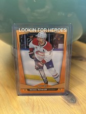 2024-25 O-Pee-Chee Orange Michael Matheson #472 12/25 Montreal Canadiens SSP 🥅