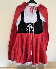 Little Red Riding Hood Fancy Dress Costume -  Complete Outfit - Size XL