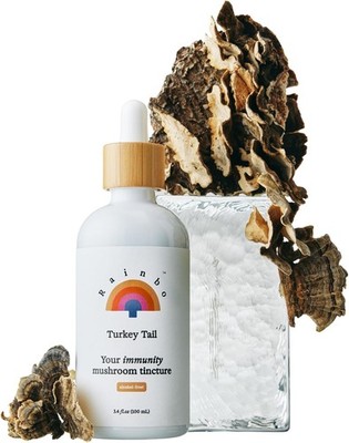 Turkey Tail Mushroom Tincture - Dual Extract Mushroom Supplement  100 mL