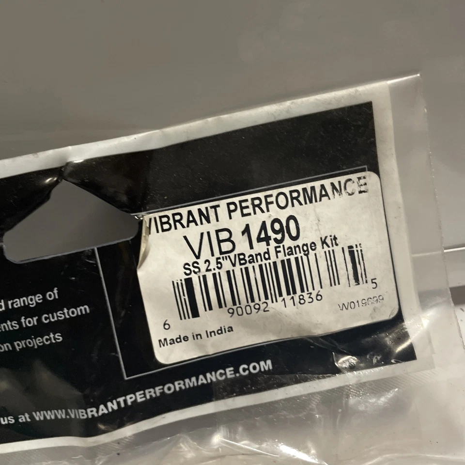 Vibrant Performance 1490 V-Band Flange Assembly for 2.5" O.D. Tubing - Image 2 of 3