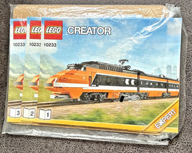 LEGO 10233 CREATOR * HORIZON EXPRESS * 3 X GENUINE BUILDING INSTRUCTIONS * AWESOME *👍