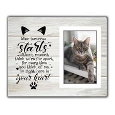 Cat Memorial Picture Frame, Pet Memory Picture Frame, Cat Frames For Pictures...