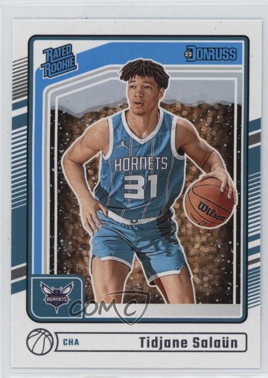 2024-25 Panini Donruss Rated Rookie Winter Tidjane Salaun #229 Rookie RC 0o2b