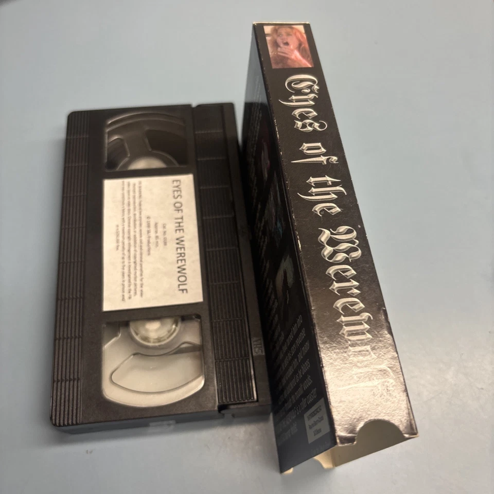 VHS Horror Eyes Of The Werewolf 3-D Video 1999 Tim Sullivan  Tested - Image 3 of 4