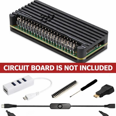 Raspberry Pi Zero 2 W Case Kit with Raspberry Pi Zero 2 W Case Power Supply