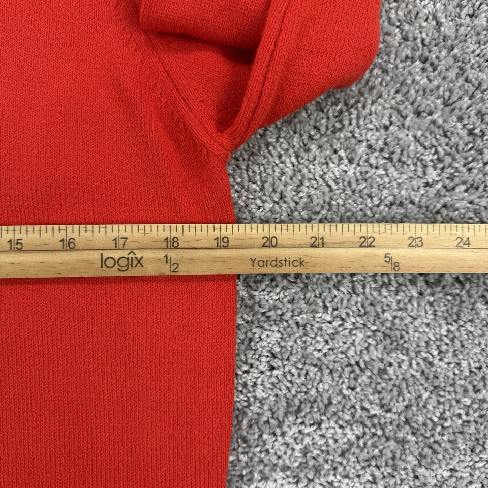 复古 Fred Perry 毛衣 男式 M 红色 Tenniscore Preppy Old Money — 第 3/4 张图片