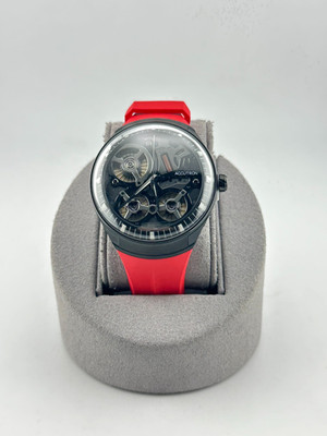 Accutron Luxury Mens Electrostatic DNA Red Band Watch 2ES8A003A Brand New In Box