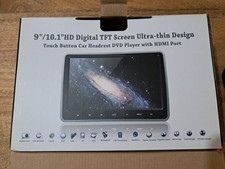 HD Digital Car Headrest DVD Player   9"/10.1 HDMI, USB, SD - (Used)