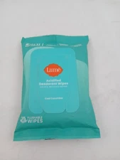 Lume Clean Cotton Deodorant-PH Odor Control Body Wipes - 15 Count- Cool Cucumber