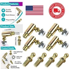 Corrosion Resistant Throttle Disconnect Quick Release Ball Joint 4 Sets Included