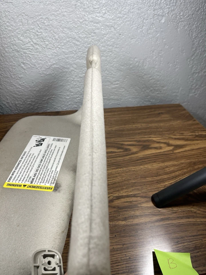 04-11 Chevrolet Colorado Izquierdo Derecho Parasol Parasol Par Gris OEM LEER Foto 3 de 4