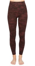 SPANX Look at Me Now Leggings Wine Camo SM 24